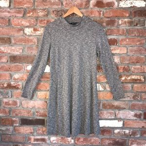 NWOT MADEWELL Grey Long Sleeve Dress